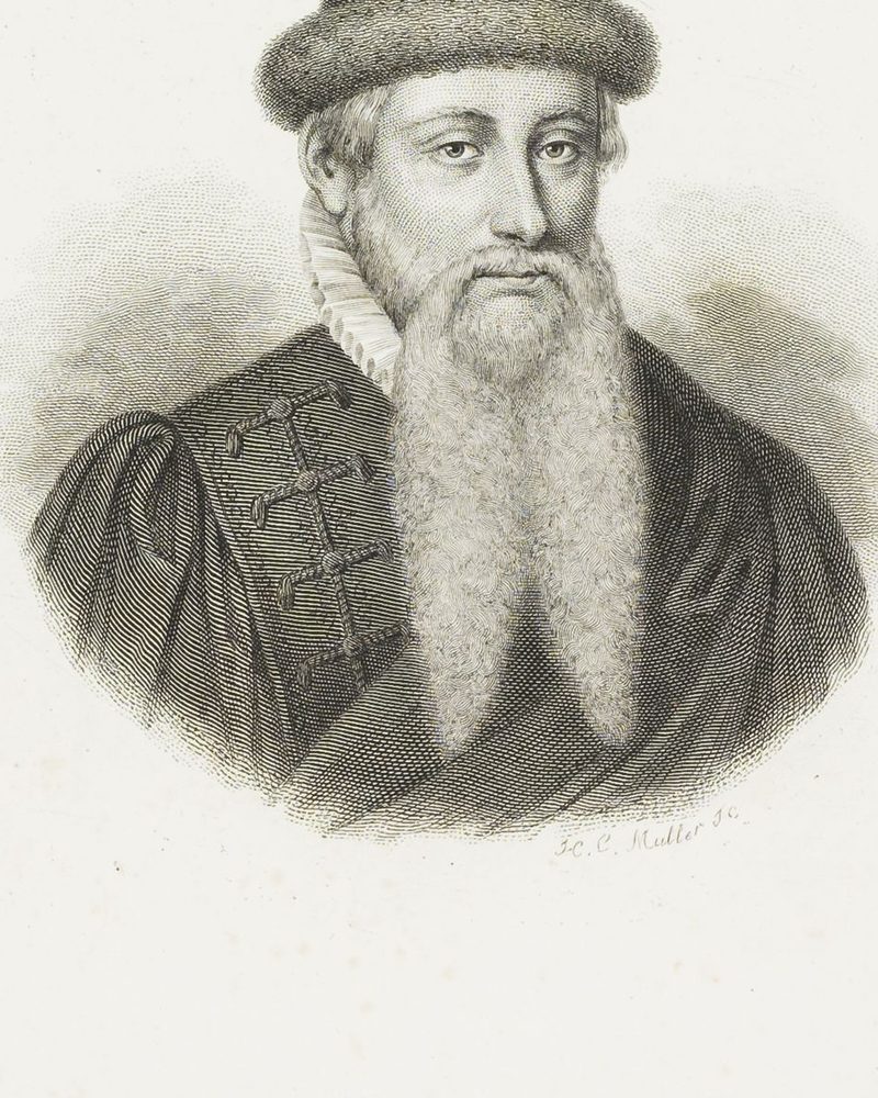 Gravura de Johannes Gutenberg