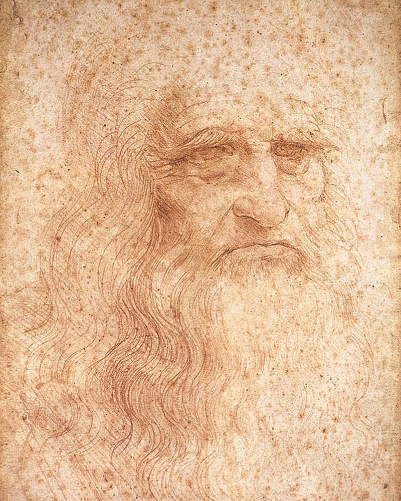 Autorretrato atribuído a Leonardo da Vinci