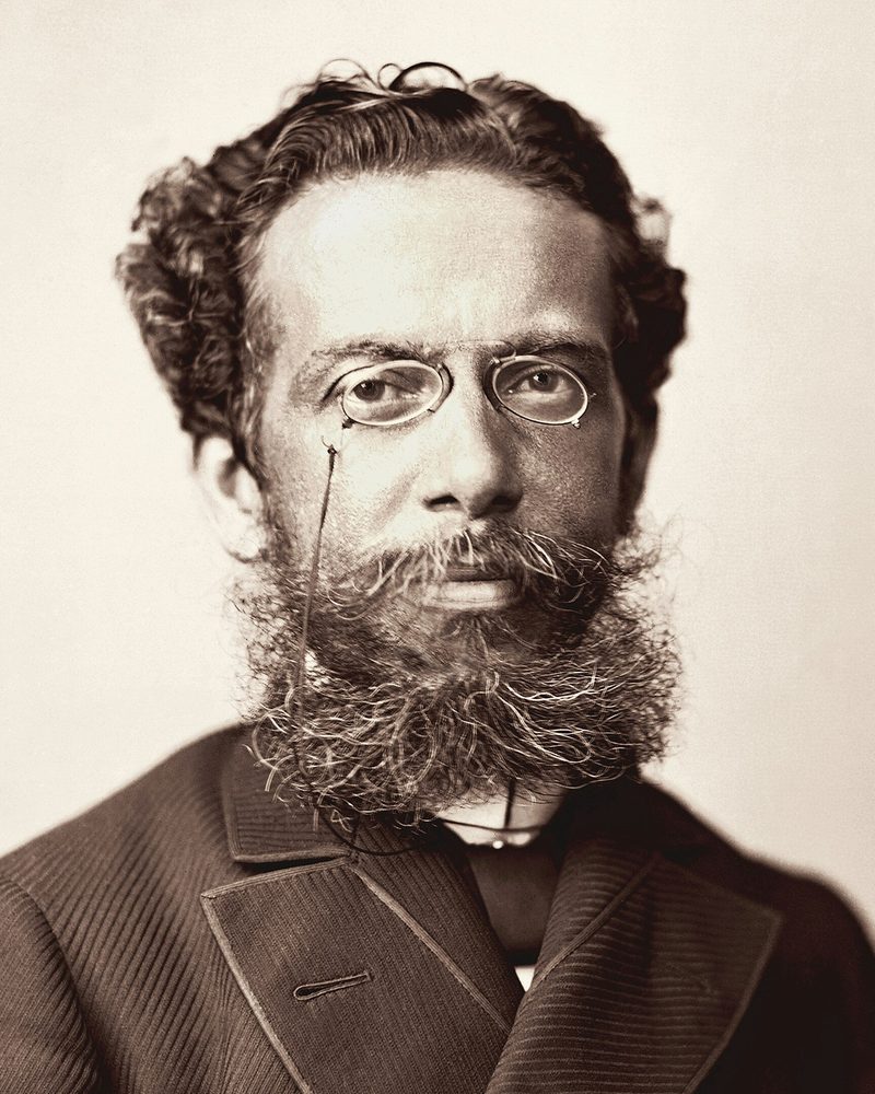 Retrato fotográfico de Machado de Assis, por Marc Ferrez