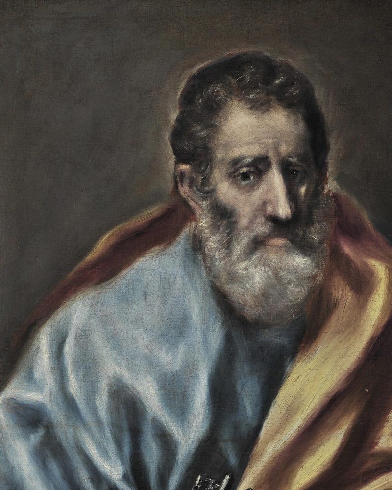 Representação do apóstolo Pedro na pintura clássica